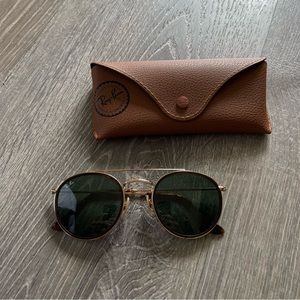 Raybans Round Double Bridge Sunglasses
